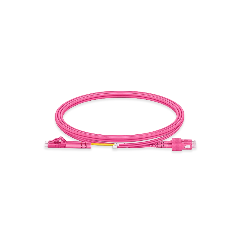 HCS OM4 SC-LC Duplex Zip Patch Cord 1 Metre – Multimode 50/125 T56-M0228-10