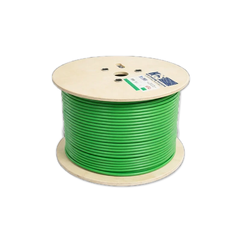 HCS CAT6 U/UTP 23 AWG LS0H Kablo - Yeşil 500m Makara H06-00402-DP3-FV