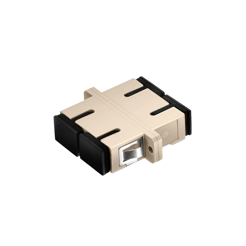 HCS DataLight SC Duplex Plastic Adapter - Beige MM OM1/OM2 VFO-22211