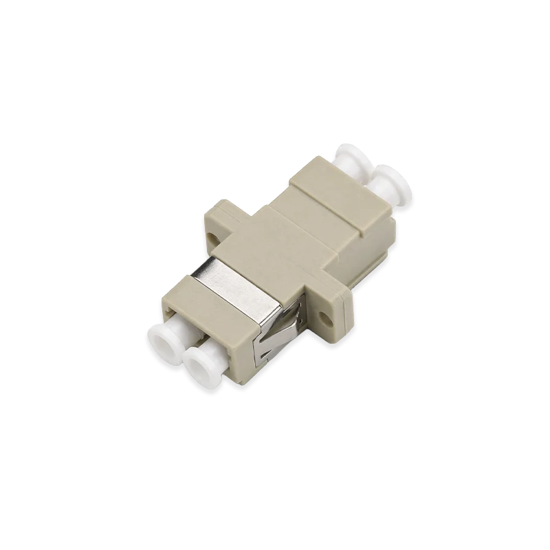 HCS DataLight LC Duplex Plastic Adapter - Beige MM OM1/OM2 VFO-27201