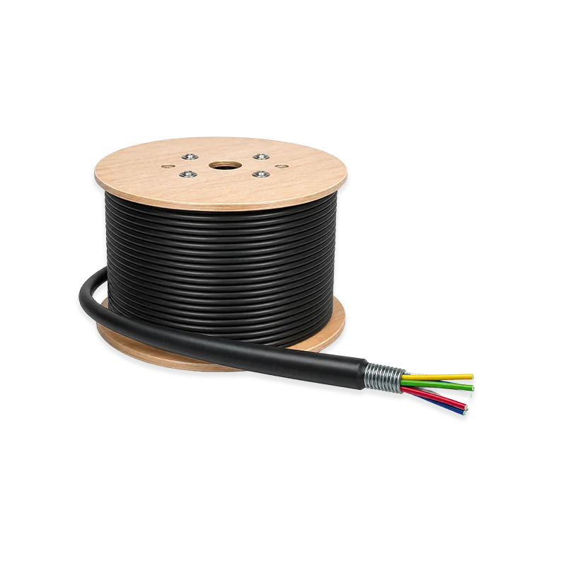 HCS SM G.652D 144 Fiberli Paslanmaz Çelik Zırhlı Bina Dışı MLT Fiber Optik Kablo U94-14441