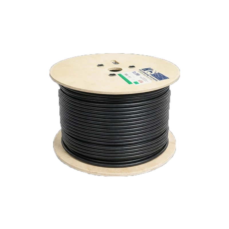 HCS CAT6A S/FTP Outdoor PE Kablo - Siyah 1000m H6A-00469-DM