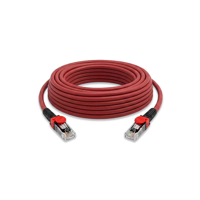 HCS CAT6 UTP LS0H Patch Cord Kırmızı 10m T06-00426-A06